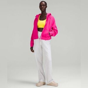 Lululemon Scuba Oversized Full Zip Sonic Pink Size M / L